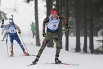 04.02.2017, xkvx, Wintersport, Biathlon IBU Junior Open European Championships - Nove Mesto Na Morave, Sprint v.l. SCHMUCK Dominic