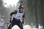 04.02.2017, xkvx, Wintersport, Biathlon IBU Junior Open European Championships - Nove Mesto Na Morave, Sprint v.l. SCHUMACHER Julian