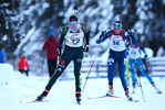 09.12.2017, xkvx, Wintersport, Biathlon IBU Junior Cup - Obertilliach, Sprint v.l. SILVENSKY Nina