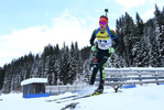 09.12.2017, xkvx, Wintersport, Biathlon IBU Junior Cup - Obertilliach, Sprint v.l. GROTIAN Tim