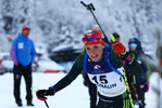 15.12.2017, xkvx, Wintersport, Biathlon IBU Junior Cup - Ridnaun, Einzel v.l. KEBINGER Hanna