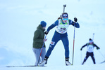 16.12.2017, xkvx, Wintersport, Biathlon IBU Junior Cup - Ridnaun, Sprint v.l. DMYTRENKO Khrystyna