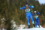 13.01.2018, xkvx, Wintersport, Alpencup - DSV Biathlon Deutschlandpokal - Hochfilzen, Einzel v.l. KLEMM Nico