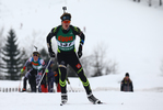14.01.2018, xkvx, Wintersport, Alpencup - DSV Biathlon Deutschlandpokal - Hochfilzen, Sprint v.l. BACCHETTA Elio