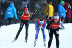 03.02.2018, xkvx, Wintersport, Alpencup - DSV Biathlon Deutschlandpokal - Oberhof, Sprint v.l. SCHNEIDER Sophia