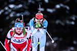 12.01.2019, xkvx, Biathlon, Deutschlandpokal Ridnaun, Einzel, v.l. LEUBNER  Berta