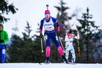 10.02.2019, xkvx, Biathlon, Deutschlandpokal Altenberg, Verfolgung, v.l. LAUBE Anna