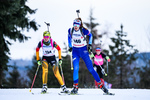 10.02.2019, xkvx, Biathlon, Deutschlandpokal Altenberg, Verfolgung, v.l. HARTL Lena