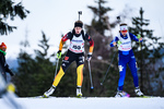 10.02.2019, xkvx, Biathlon, Deutschlandpokal Altenberg, Verfolgung, v.l. HORSTMANN Nathalie