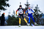 10.02.2019, xkvx, Biathlon, Deutschlandpokal Altenberg, Verfolgung, v.l. HORSTMANN Nathalie