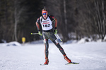 23.02.2019, xkvx, Biathlon, Deutsche Jugendmeisterschaft Kaltenbrunn, Sprint, v.l. SEEBER Lennart