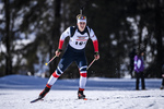 23.02.2019, xkvx, Biathlon, Deutsche Jugendmeisterschaft Kaltenbrunn, Sprint, v.l. WALLNER Maximilian