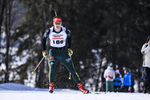 23.02.2019, xkvx, Biathlon, Deutsche Jugendmeisterschaft Kaltenbrunn, Sprint, v.l. RUDOLPH Hendrik