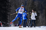 23.02.2019, xkvx, Biathlon, Deutsche Jugendmeisterschaft Kaltenbrunn, Sprint, v.l. MADERSBACHER Frederik