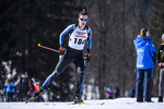 23.02.2019, xkvx, Biathlon, Deutsche Jugendmeisterschaft Kaltenbrunn, Sprint, v.l. KAISER Simon