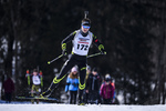 23.02.2019, xkvx, Biathlon, Deutsche Jugendmeisterschaft Kaltenbrunn, Sprint, v.l. MARTINS Lukas