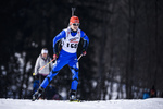23.02.2019, xkvx, Biathlon, Deutsche Jugendmeisterschaft Kaltenbrunn, Sprint, v.l. SOMMERFELD Thomas