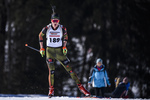 23.02.2019, xkvx, Biathlon, Deutsche Jugendmeisterschaft Kaltenbrunn, Sprint, v.l. LECHNER Lucas