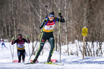 24.02.2019, xkvx, Biathlon, Deutsche Jugendmeisterschaft Kaltenbrunn, Staffel, v.l. VOIGT Vanessa