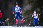 16.03.2019, xkvx, Biathlon, Deutschlandpokal Ruhpolding, Sprint, v.l. LAUBE Anna