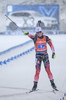 08.12.2019, xkvx, Biathlon IBU Weltcup Oestersund, Staffel Damen, v.l. Marte Olsbu Roeiseland (Norway) gewinnt die Goldmedaille / wins the gold medal