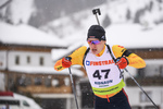 12.12.2019, xkvx, Biathlon IBU Cup Ridnaun, Supersprint Quali Herren, v.l. Lucas Fratzscher (Germany) in aktion / in action competes