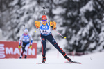 13.12.2019, xkvx, Biathlon IBU Weltcup Hochfilzen, Sprint Damen, v.l. Franziska Hildebrand (Germany) in aktion / in action competes