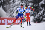 13.12.2019, xkvx, Biathlon IBU Weltcup Hochfilzen, Sprint Damen, v.l. Paulina Fialkova (Slovakia) in aktion / in action competes