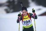 18.12.2019, xkvx, Biathlon IBU Cup Obertilliach, Short Individual Damen, v.l. Elisabeth Schmidt (Germany) in aktion / in action competes