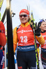 22.12.2019, xkvx, Biathlon IBU Weltcup Le Grand Bornand, Verfolgung Damen, v.l. Janina Hettich (Germany) im Ziel / in the finish