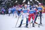 28.12.2019, xkvx, Langlauf Tour de Ski Lenzerheide, Massenstart Damen, v.l. Moa Lundgren (Sweden) in aktion / in action competes