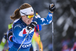 28.12.2019, xkvx, Langlauf Tour de Ski Lenzerheide, Massenstart Damen, v.l. Rosie Brennan (United States) in aktion / in action competes