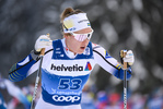 28.12.2019, xkvx, Langlauf Tour de Ski Lenzerheide, Massenstart Damen, v.l. Elina Roennlund (Sweden) in aktion / in action competes