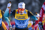 28.12.2019, xkvx, Langlauf Tour de Ski Lenzerheide, Massenstart Herren, v.l. Renaud Jay (France) in aktion / in action competes