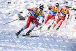 28.12.2019, xkvx, Langlauf Tour de Ski Lenzerheide, Massenstart Herren, v.l. Emil Iversen (Norway) in aktion / in action competes