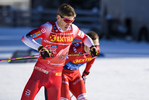 29.12.2019, xkvx, Langlauf Tour de Ski Lenzerheide, Sprint Finale, v.l. Johannes Hoesflot Klaebo (Norway) in aktion / in action competes