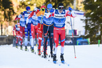 01.01.2020, xkvx, Langlauf Tour de Ski Toblach, Pursuit Herren, v.l. Sjur Roethe (Norway)  / 