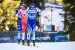 01.01.2020, xkvx, Langlauf Tour de Ski Toblach, Pursuit Herren, v.l. Dario Cologna (Switzerland)  / 