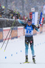 18.01.2019, xkvx, Biathlon IBU Weltcup Ruhpolding, Staffel Herren, v.l. Quentin Fillon Maillet (France) im Ziel / in the finish