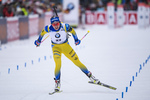 19.01.2019, xkvx, Biathlon IBU Weltcup Ruhpolding, Verfolgung Damen, v.l. Linn Persson (Sweden) im Ziel / in the finish