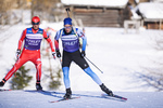 07.02.2020, xkvx, Biathlon IBU Cup Martell, Training Damen und Herren, v.l. Sandro Bovisi (Switzerland)  / 