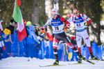 15.02.2020, xkvx, Biathlon IBU Weltmeisterschaft Antholz, Sprint Herren, v.l. Felix Leitner (Austria) in aktion / in action competes