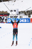 16.02.2020, xkvx, Biathlon IBU Weltmeisterschaft Antholz, Verfolgung Herren, v.l. Emilien Jacquelin (France) gewinnt die Goldmedaille / wins the gold medal