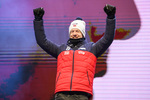 19.02.2020, xkvx, Biathlon IBU Weltmeisterschaft Antholz, Einzel Herren, v.l. Johannes Thingnes Boe (Norway) bei der Siegerehrung / at the medal ceremony