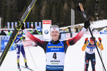 23.02.2020, xkvx, Biathlon IBU Weltmeisterschaft Antholz, Massenstart Herren, v.l. Johannes Thingnes Boe (Norway) im Ziel / in the finish