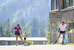 07.08.2020, xkvx, Biathlon Training Ruhpolding, v.l. Paulina Fialkova (Slovakia), Ivona Fialkova (Slovakia)  