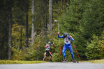 10.10.2020, xkvx, Biathlon, Deutschlandpokal Notschrei, Sprint - maennlich, v.l. David Bauer