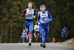 11.10.2020, xkvx, Biathlon, Deutschlandpokal Notschrei, Crosslauf - maennlich, v.l. Moritz Seeber, Felix Fuchs