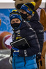03.12.2020, xkvx, Biathlon IBU Weltcup Kontiolahti, Sprint Damen, v.l. Coach Johannes Lukas (Sweden) schaut / looks on