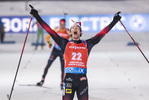 05.12.2020, xkvx, Biathlon IBU Weltcup Kontiolahti, Verfolgung Herren, v.l. Sturla Holm Laegreid (Norway) im Ziel / in the finish